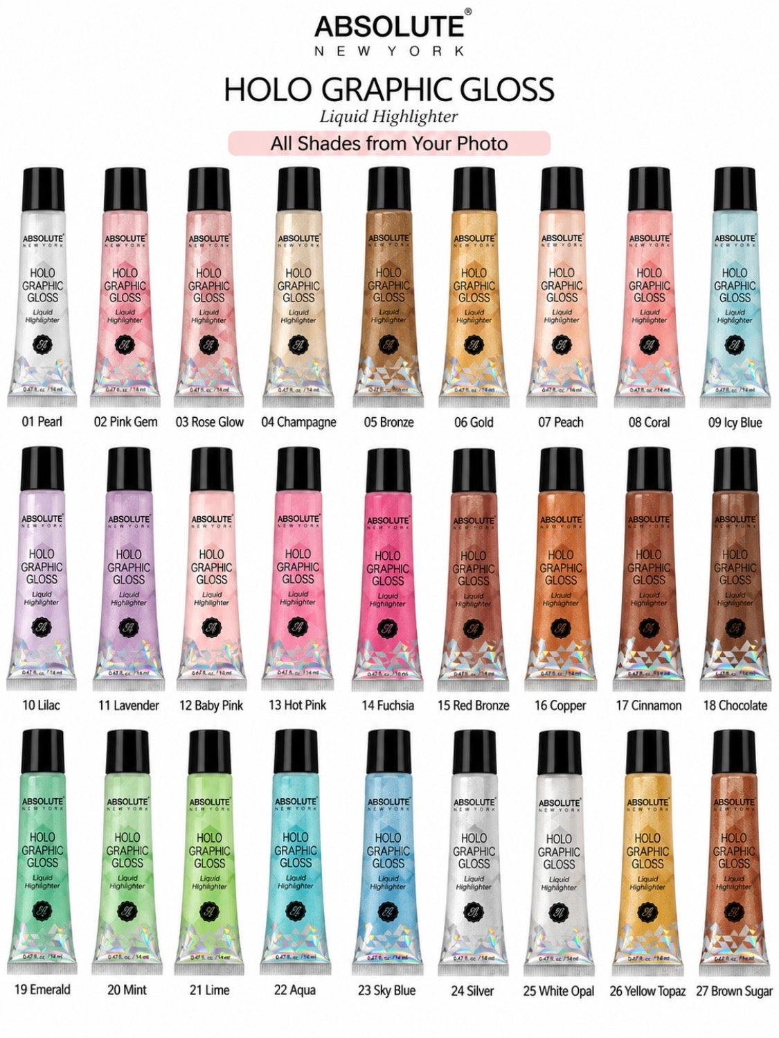 ABSOLUTE Holo Graphic Lip gloss