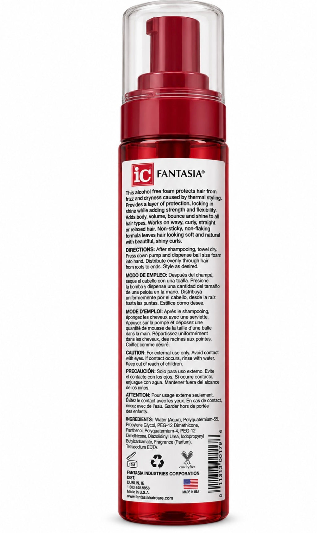 IC HEAT Protector Styling Foam 8.5 oz